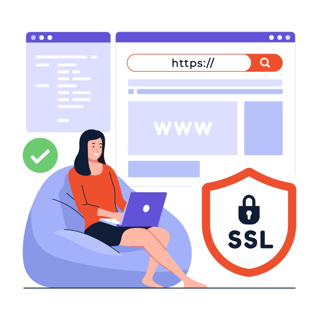 Illustrer l'existence du protocole SSL.